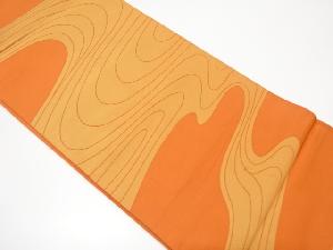 流水模様織り出し袋帯